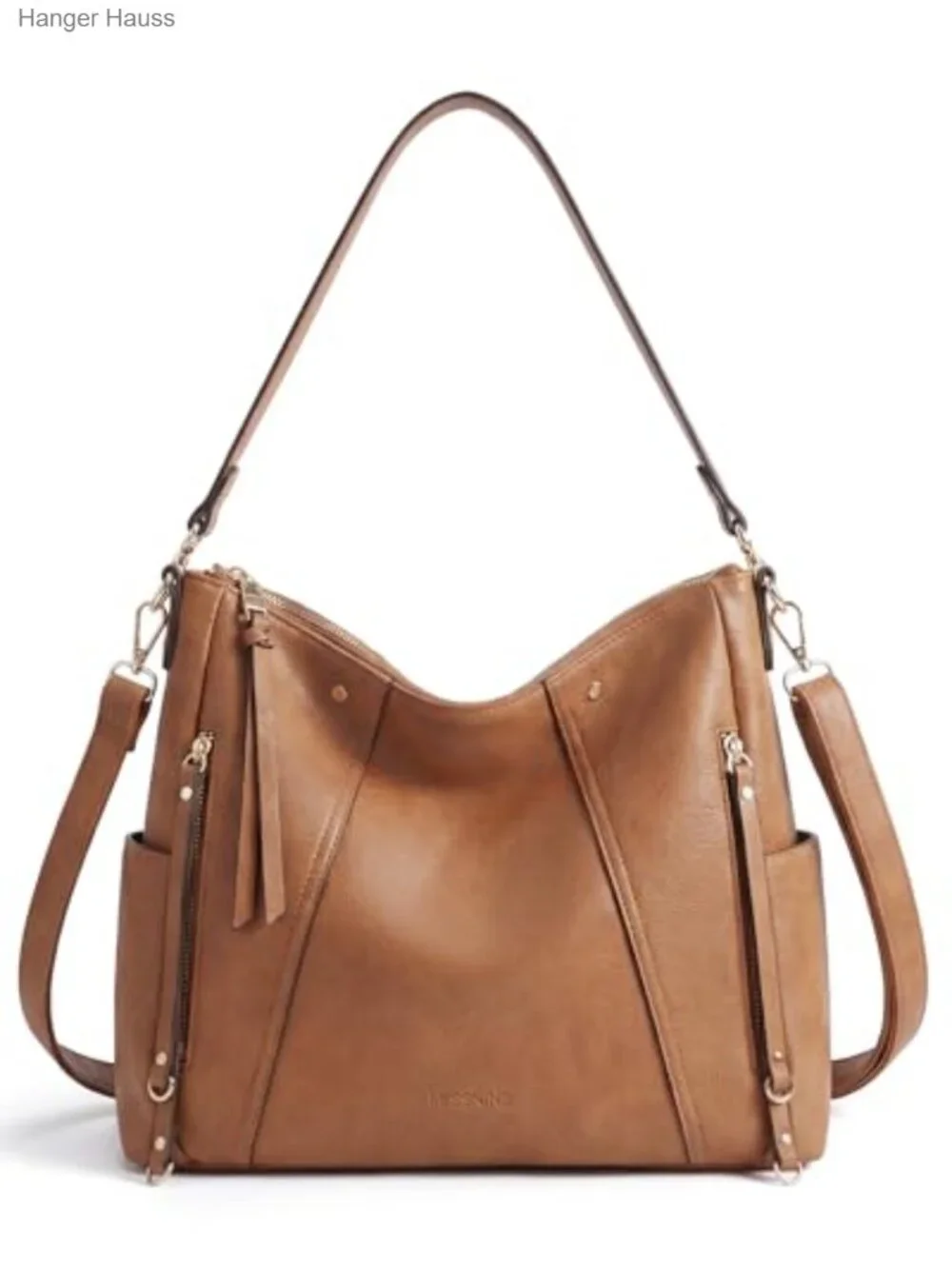 Missnine Faux Leather Hobo Bag Crossbody Purse Shoulder Handbag